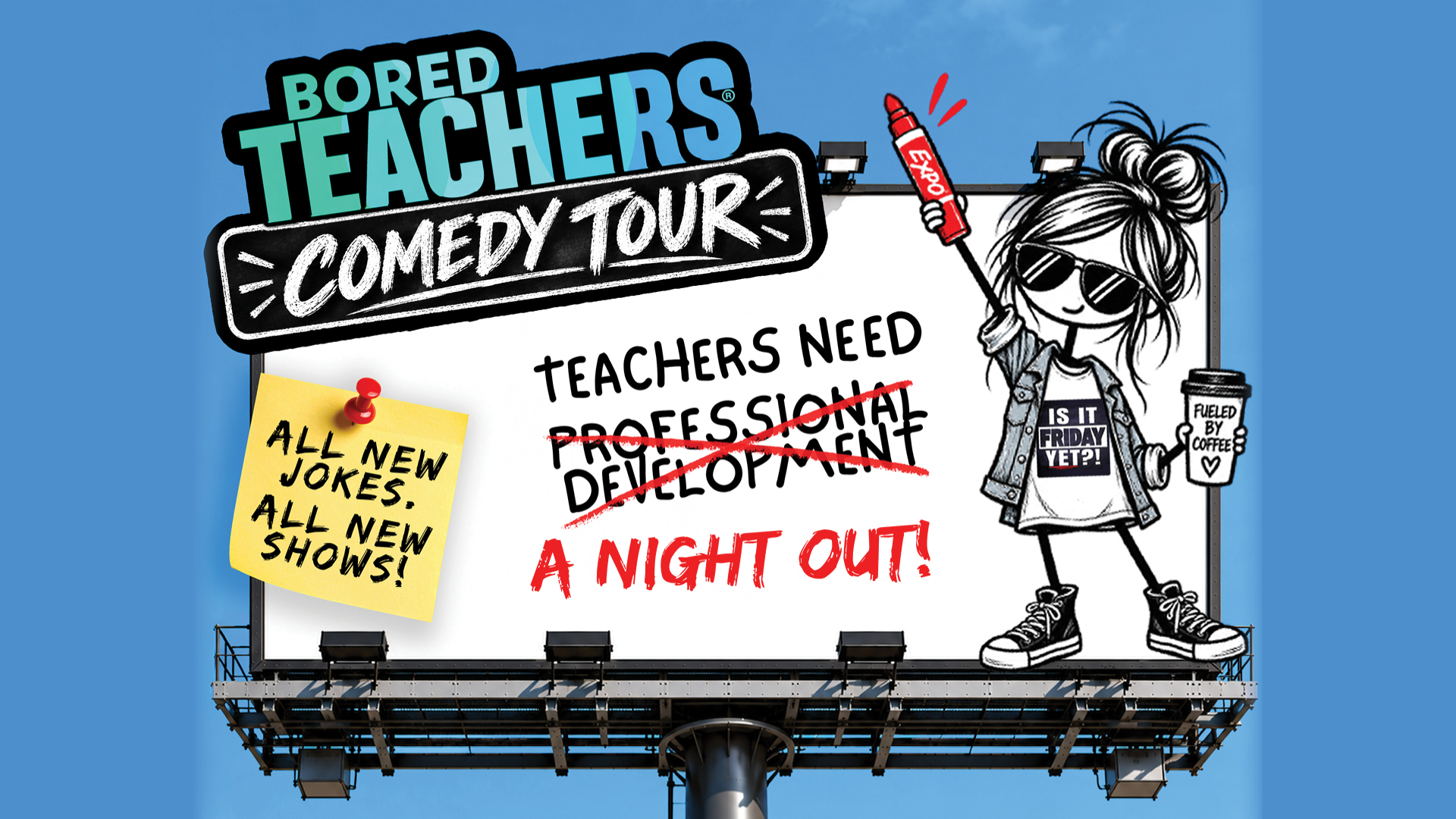 Bored Teachers Comedy Tour at Circle Square Cultural Center.